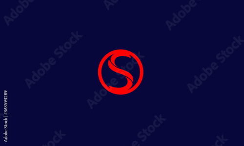 Alphabet letter icon symbol monogram logo OS, SO