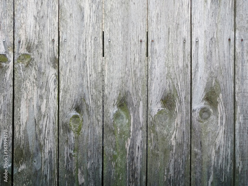 grey weathered wood fence wall background backdrop © DrewTraveler