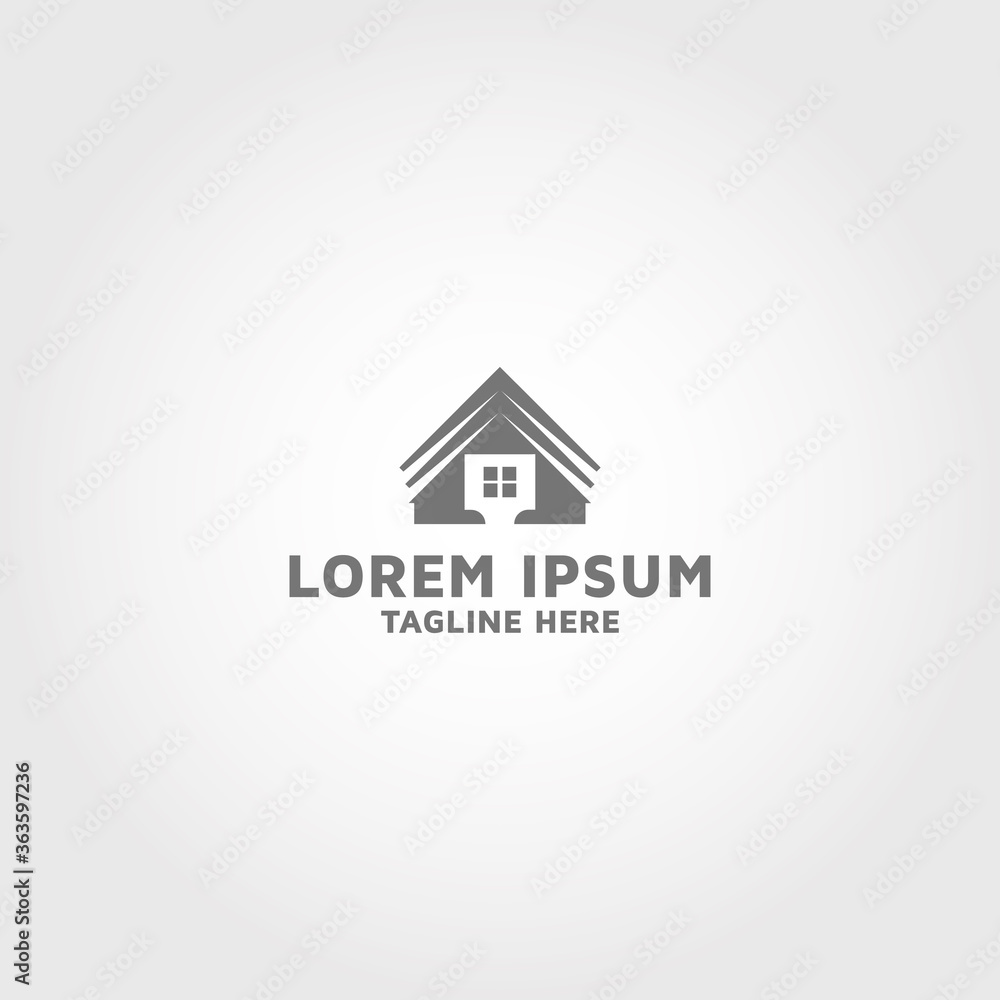 real state model vector logo design template real state model vector logo design template