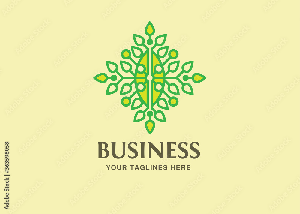 Green leaves Technology logo designs concept, leaf technology logo design, Nature Technology Logo. Green leaves Technology logo designs concept, leaf technology logo design, Nature Technology Logo.