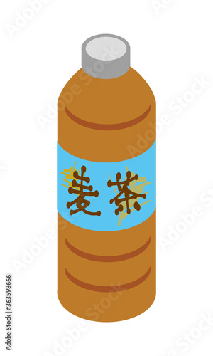 ペットボトル飲料の麦茶