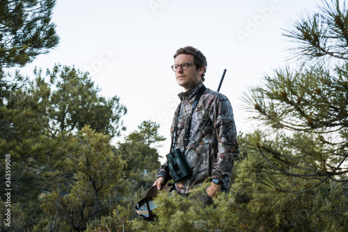 young hunter ready to hunt photo