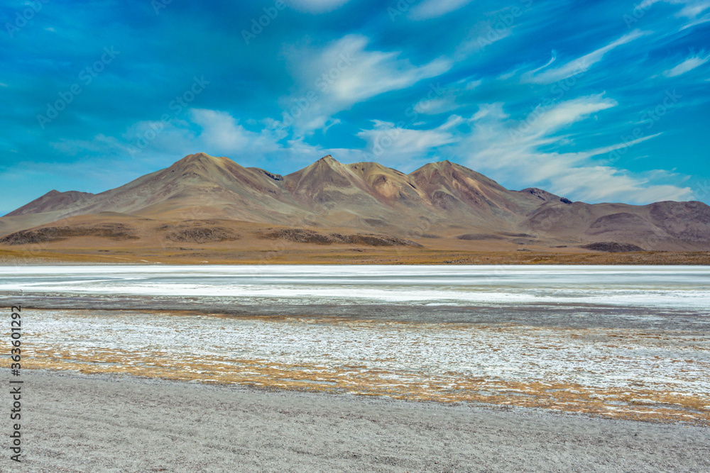 Laguna Colorada, Salar de Uyuni, Bolivie
