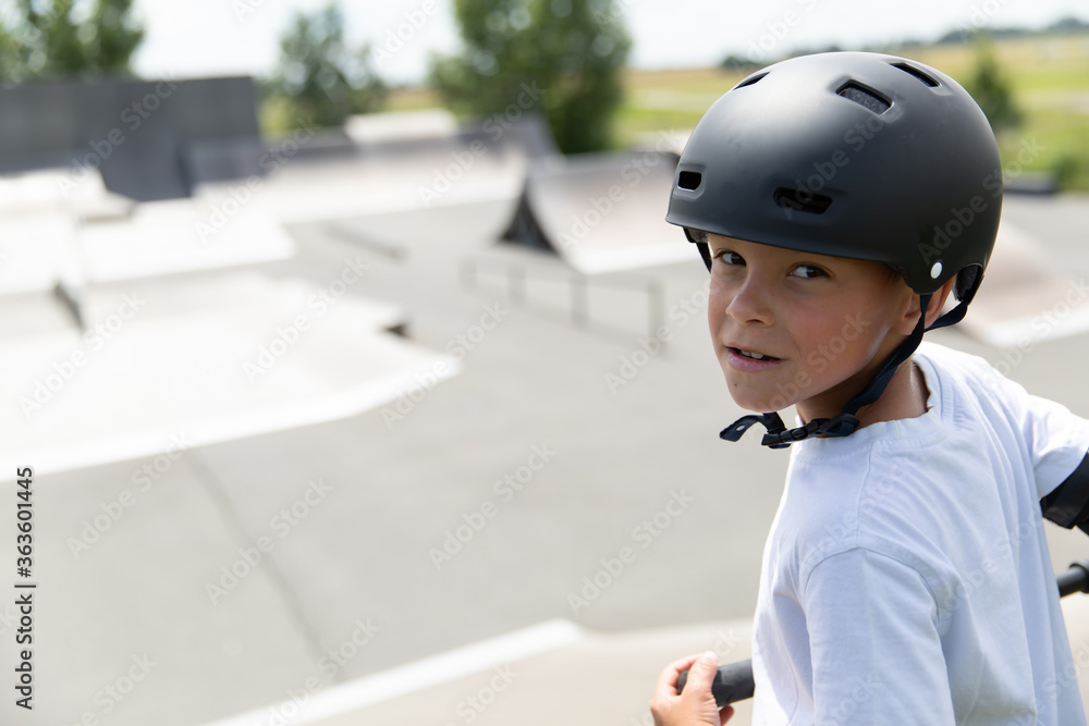 Portrait of a little athlete.