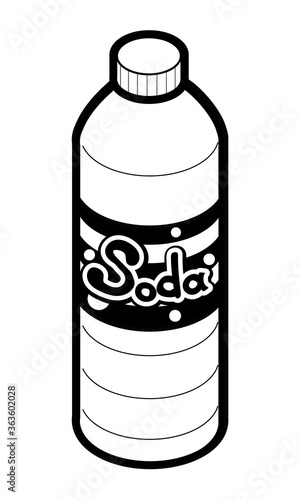 ペットボトル飲料のソーダ水