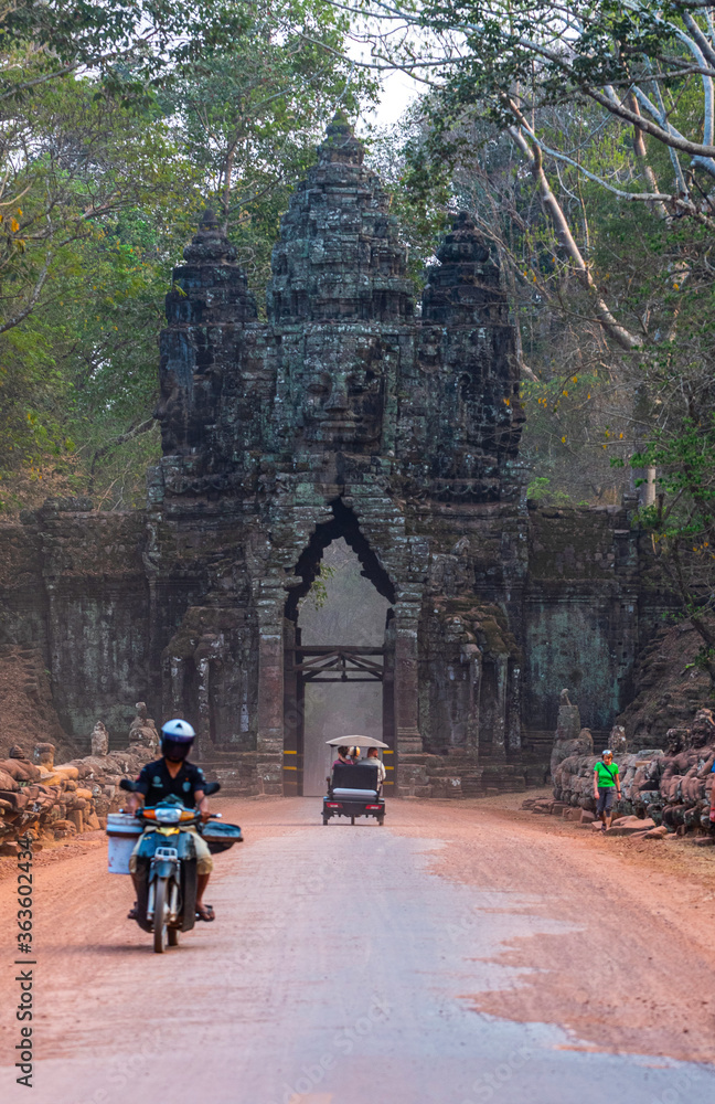 Obraz premium Tempel im Angkor Park, Cambodia, 
