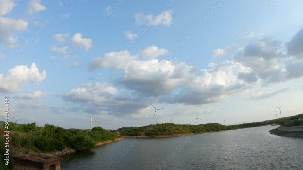 View of the Vadsar Lake at Wankaner, Gujarat, India View of the Vadsar Lake at Wankaner, Gujarat, India