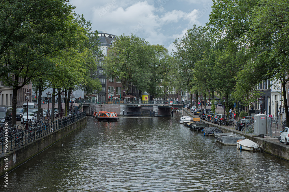 Architecture photography and canals from Amsterdam, Holland, 2019