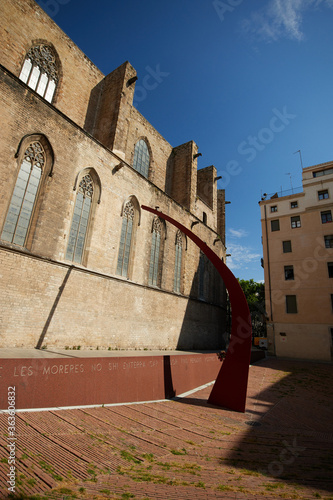 Obraz na płótnie Streets in the city of Barcelona, Spain w salonie