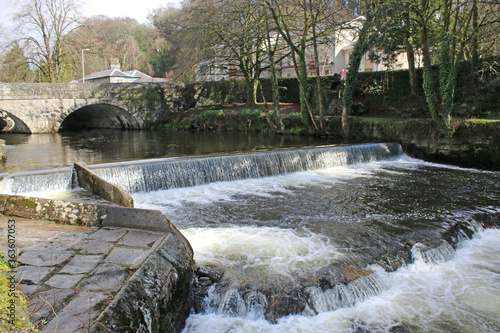 River Tavy in Tavistock, Devon 