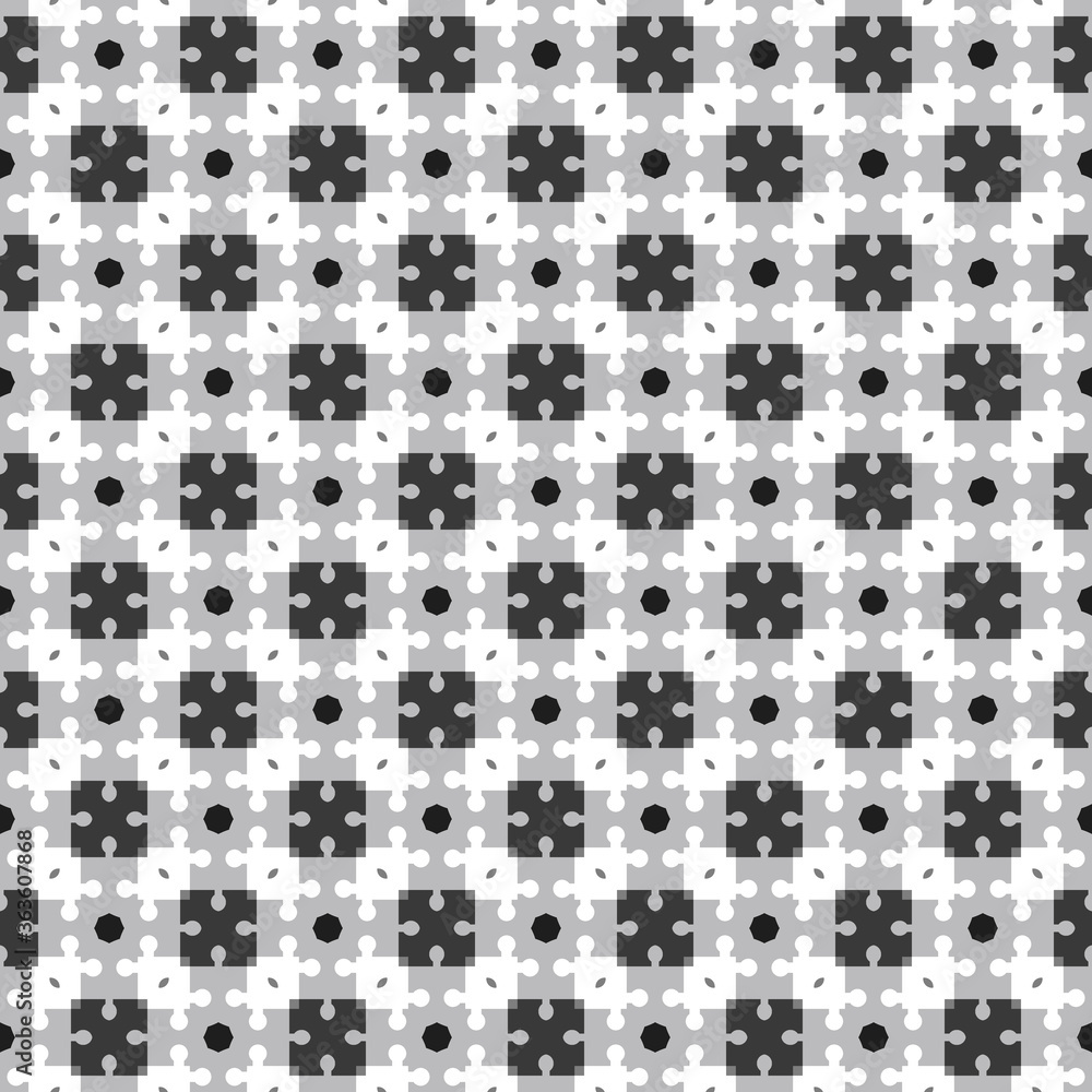 Vector seamless pattern texture background with geometric shapes, colored in black, grey, white colors. Vector seamless pattern texture background with geometric shapes, colored in black, grey, white colors.