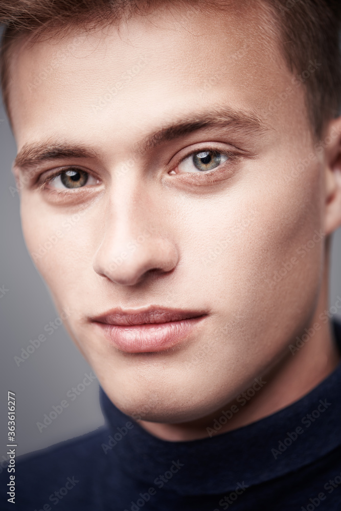 close up potrait of guy close up potrait of guy