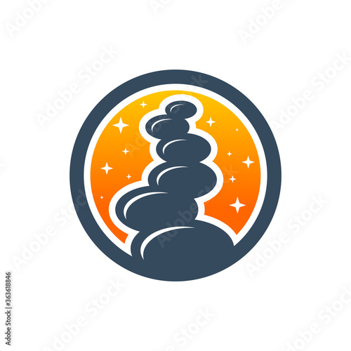 stacked stone fashion logo