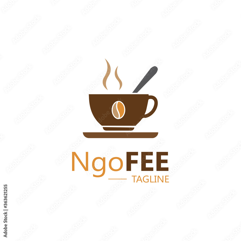 Obraz premium Coffee cup Logo Template