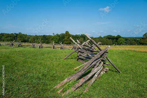 Battlefield Barricades in Manassas VA © Joe Benning