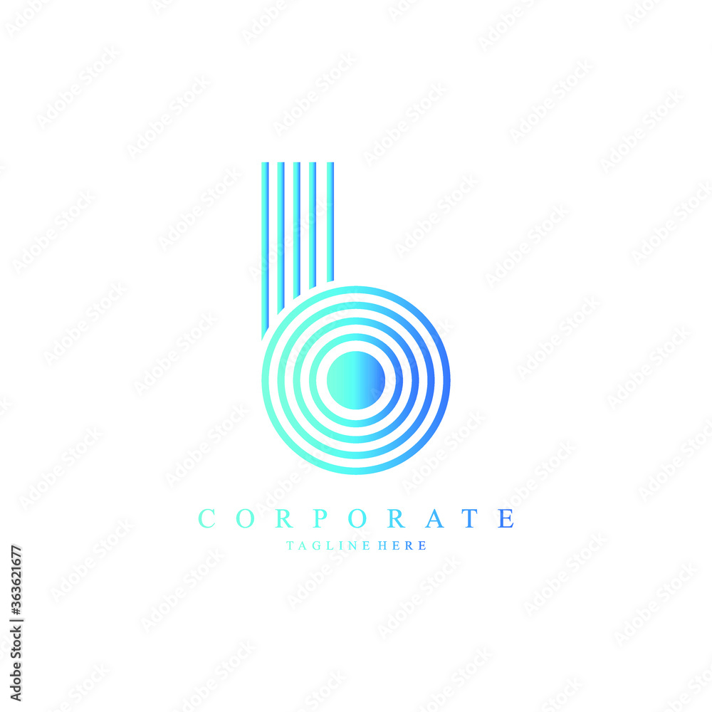 B Initial Logo Corporate. B Letter Logo Vector B Initial Logo Corporate. B Letter Logo Vector