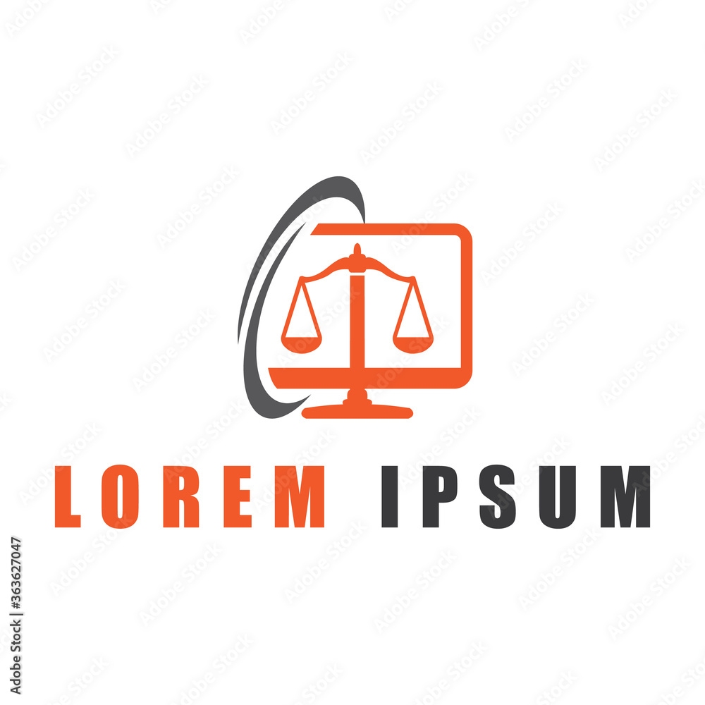 Computer screen symbol icon vector with scal Computer screen symbol icon vector with scal