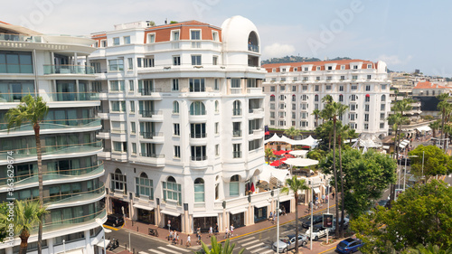Canvas-taulu Boulevard de La Croisette in Cannes