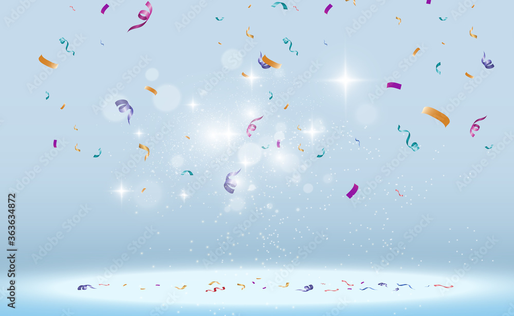 Lots of colorful tiny confetti and ribbons on transparent background. Festive event and party. Multicolor background.Colorful bright confetti isolated on transparent background Lots of colorful tiny confetti and ribbons on transparent background. Festive event and party. Multicolor background.Colorful bright confetti isolated on transparent background