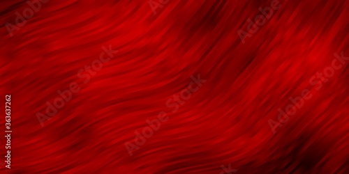Light Red vector pattern with curves. Colorful illustration with curved lines. Pattern for booklets  leaflets.
