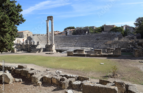 Roman ruins in Arles, France