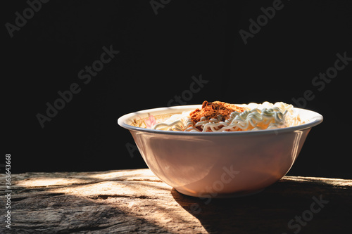 Instant noodles are a popular food because they are inexpensive and convenient,But high in sodium,If eaten in large quantities and continuously can negatively affect health,Unhealthy food concepts.