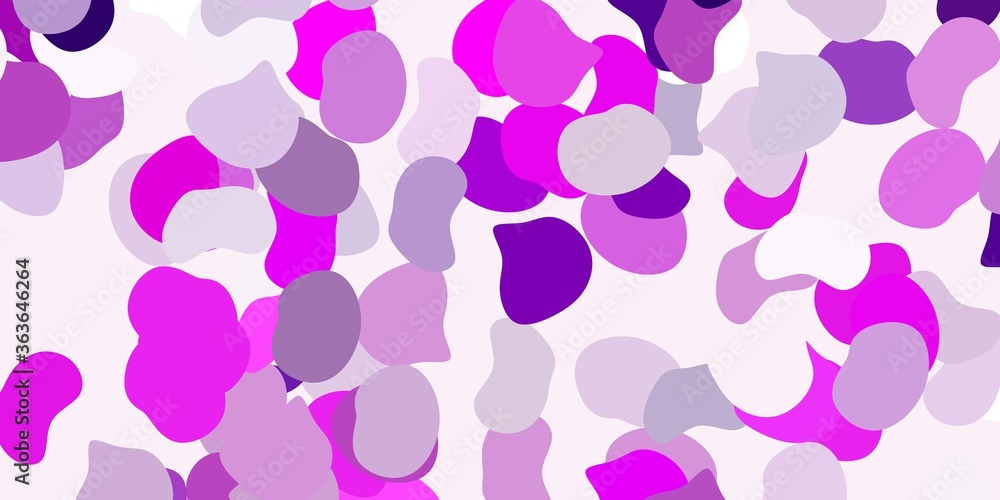 Light purple, pink vector template with abstract forms. Light purple, pink vector template with abstract forms.