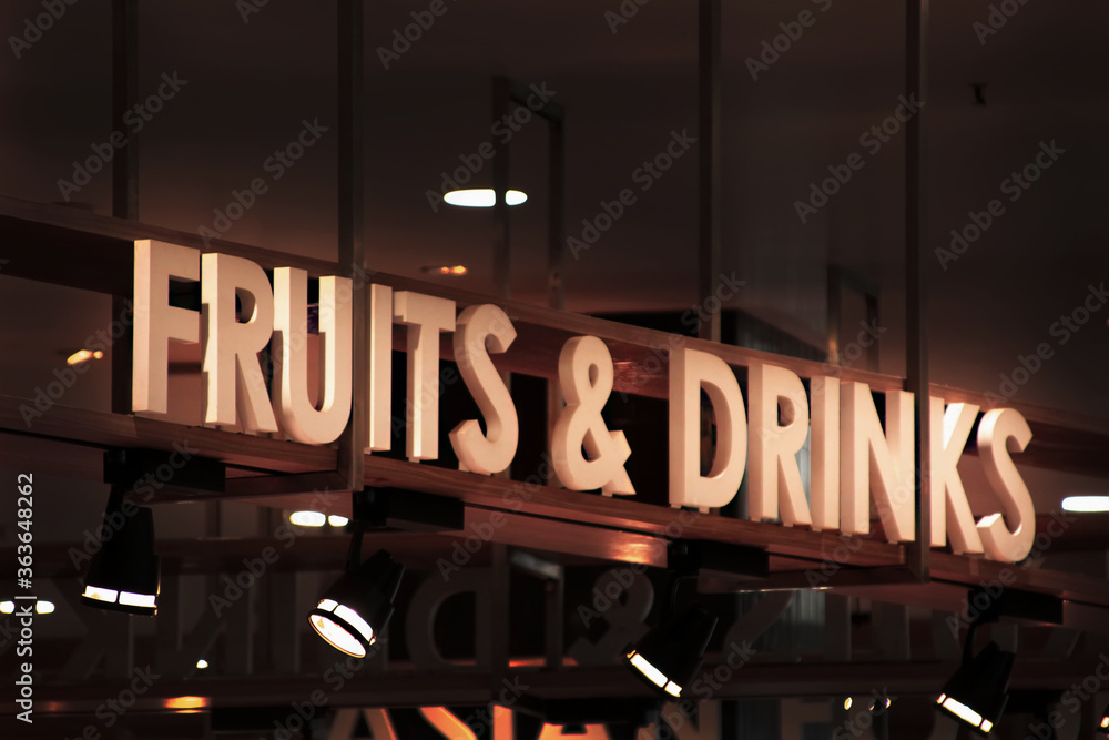Fruits And Drinks Information Guide, trade area