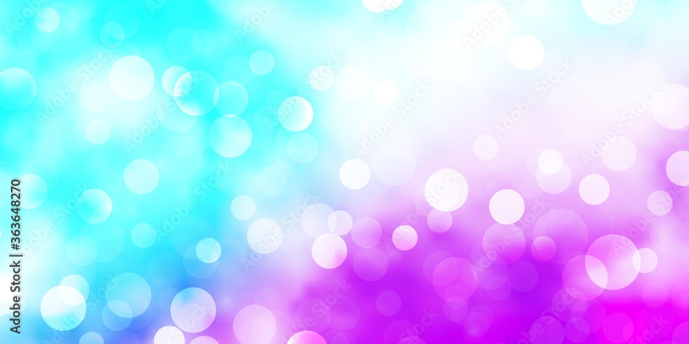 Light Pink, Blue vector pattern with circles. Abstract colorful disks on simple gradient background. Pattern for websites, landing pages. Light Pink, Blue vector pattern with circles. Abstract colorful disks on simple gradient background. Pattern for websites, landing pages.