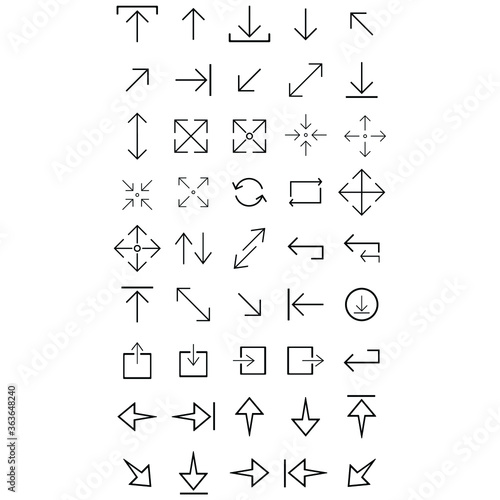 hand drawn arrows