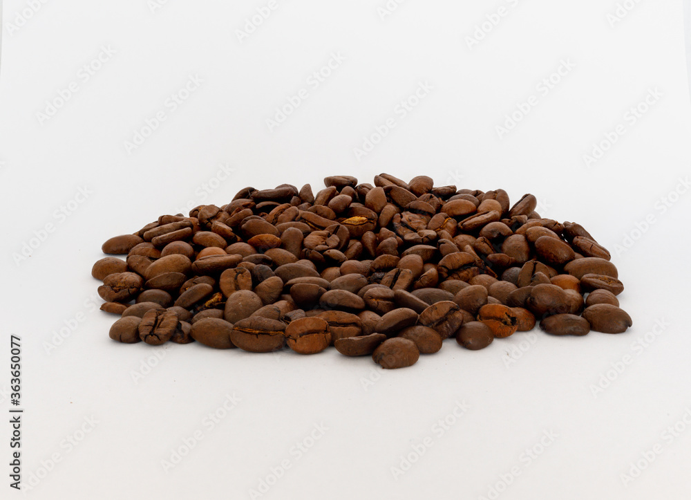 Bunch of roasted coffe beans Bunch of roasted coffe beans