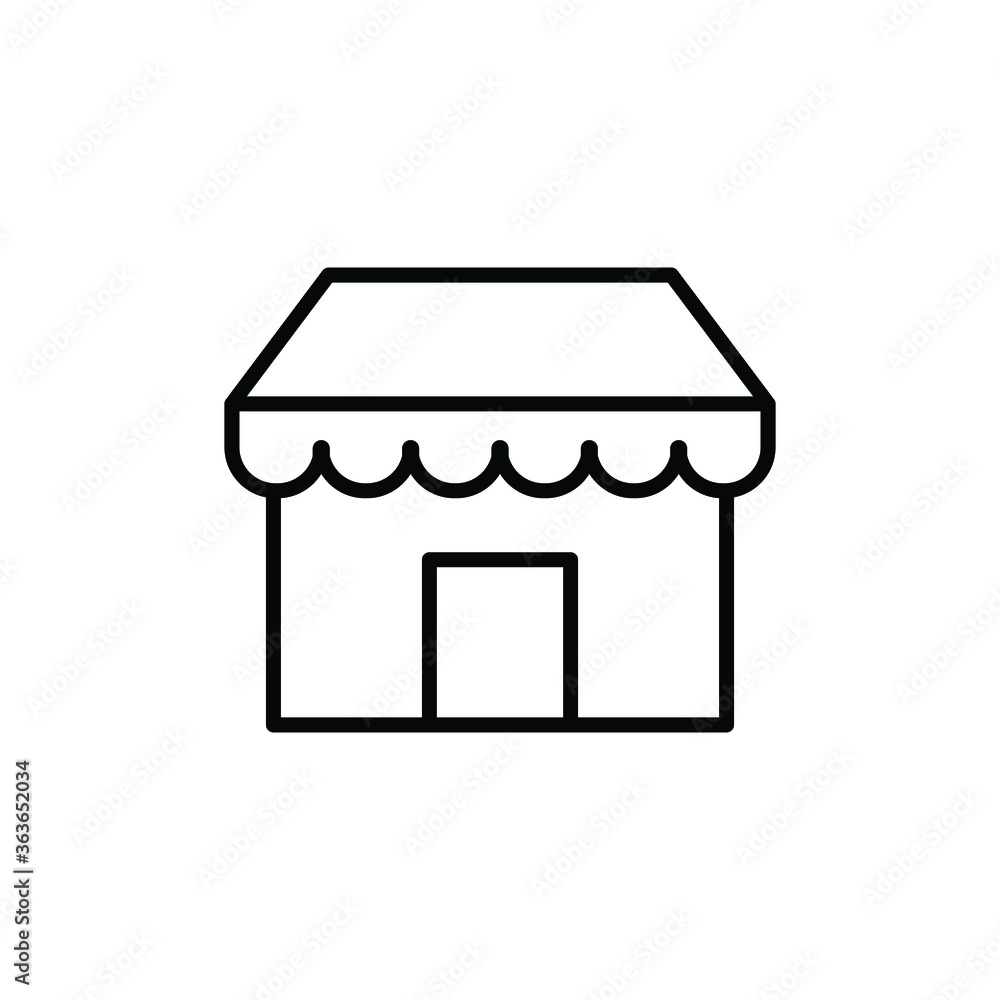 shop store icon vector