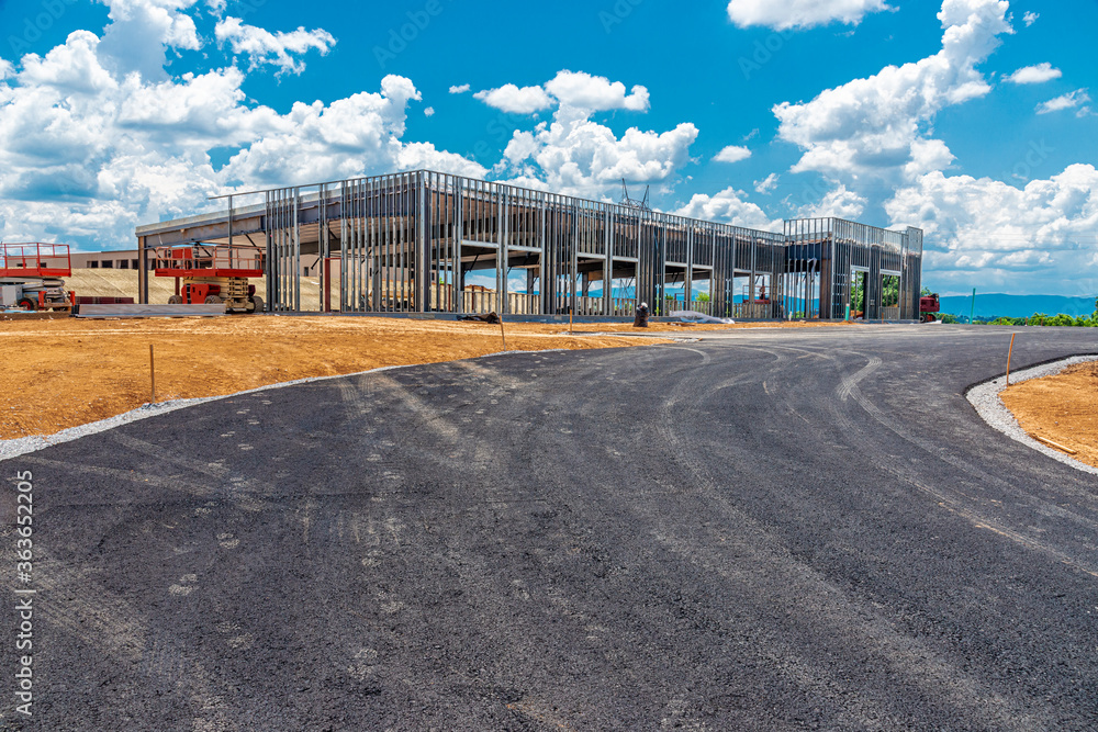 Commercial Building Under Construction Commercial Building Under Construction