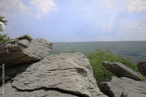 chimney rock view, Pennsylvania attraction