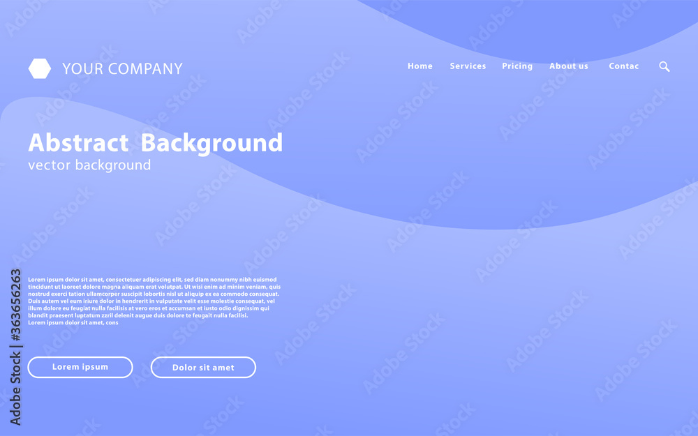 modern abstract landing page background. wavy gradient background template,vector illustration. modern abstract landing page background. wavy gradient background template,vector illustration.
