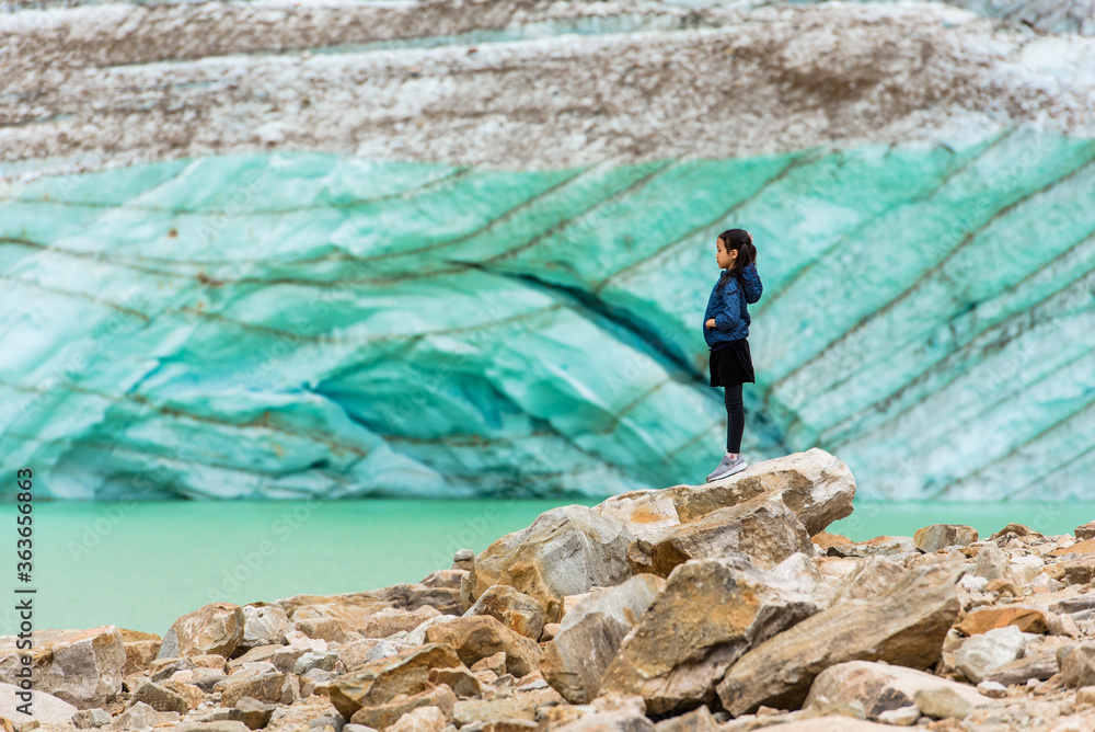 Ice lake in Banff,Canada
