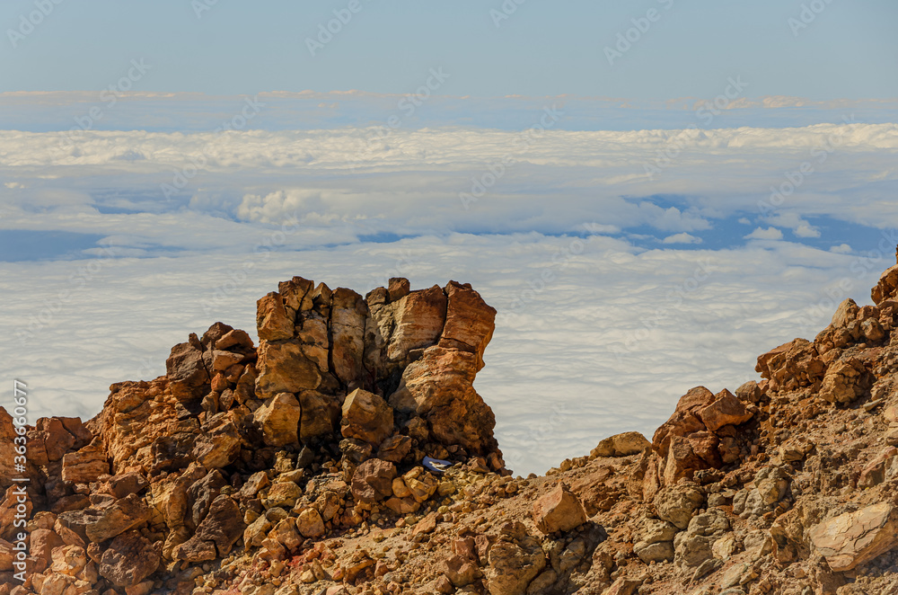 Sea of clouds in El Teide National Park, Tenerife. Canary Islands. Spain. Sea of clouds in El Teide National Park, Tenerife. Canary Islands. Spain.