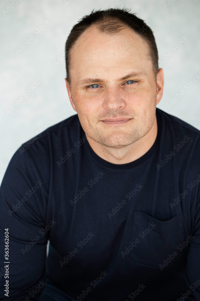 Closeup Portrait Of Man Closeup Portrait Of Man