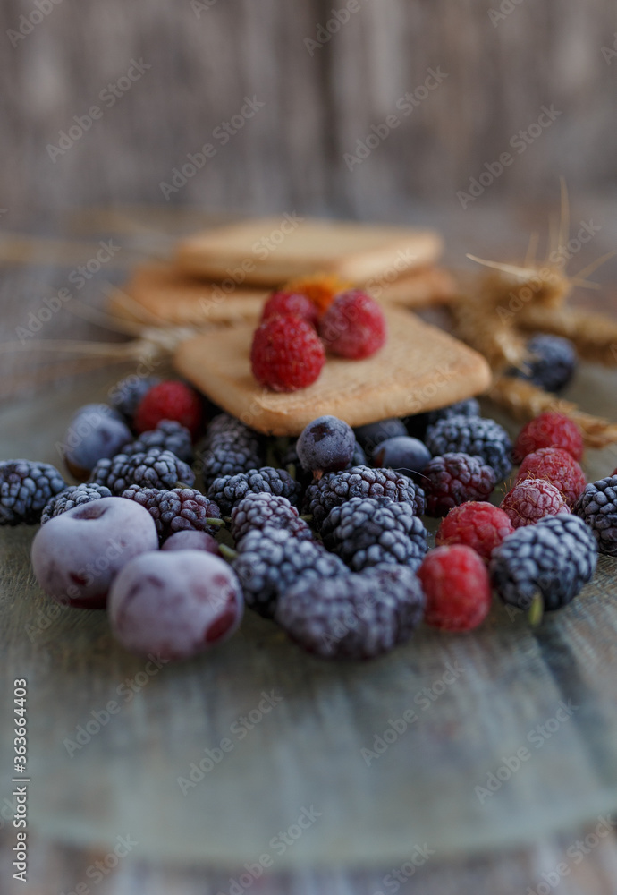 blueberries and raspberries blueberries and raspberries