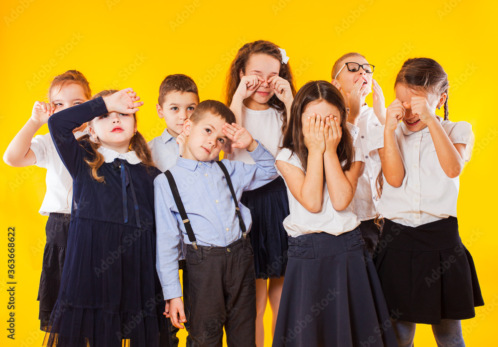 The primary school children upset to heavy workloads The primary school children upset to heavy workloads
