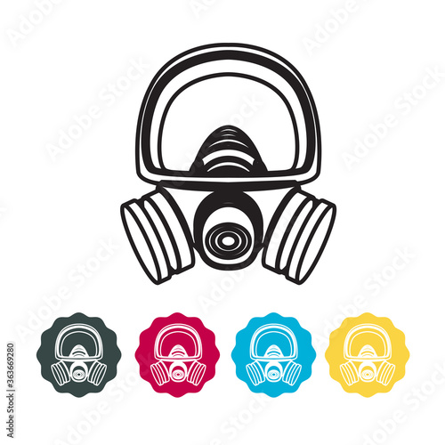 Full Face Industrial Grade Respiratory Protective Mask - Icon