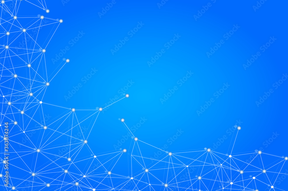 Network connect background, abstract vector. Digital network background ...