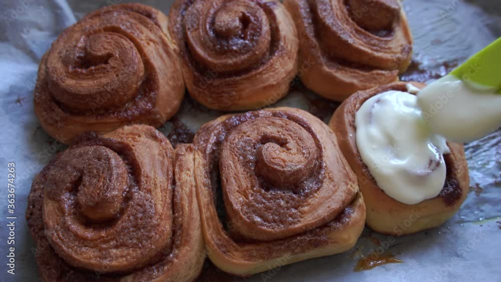fresh baked homemade cinnamon rolls glazed with classic cream cheese, traditional cinnabons home baking fresh baked homemade cinnamon rolls glazed with classic cream cheese, traditional cinnabons home baking