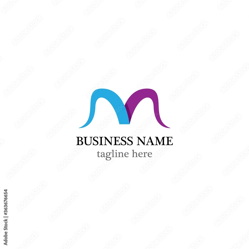 M Letter logo business