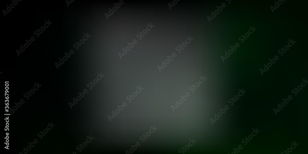 Obraz premium Dark Green vector blurred background.