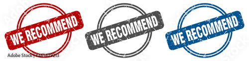 we recommend stamp. we recommend sign. we recommend label set