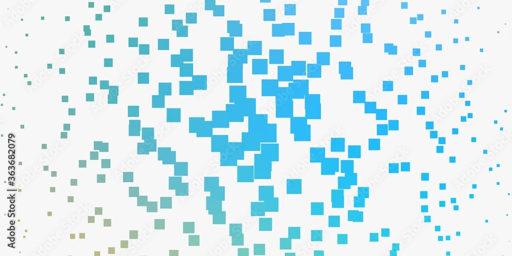 Fototapeta premium Light Blue, Yellow vector pattern in square style. New abstract illustration with rectangular shapes. Pattern for commercials, ads.