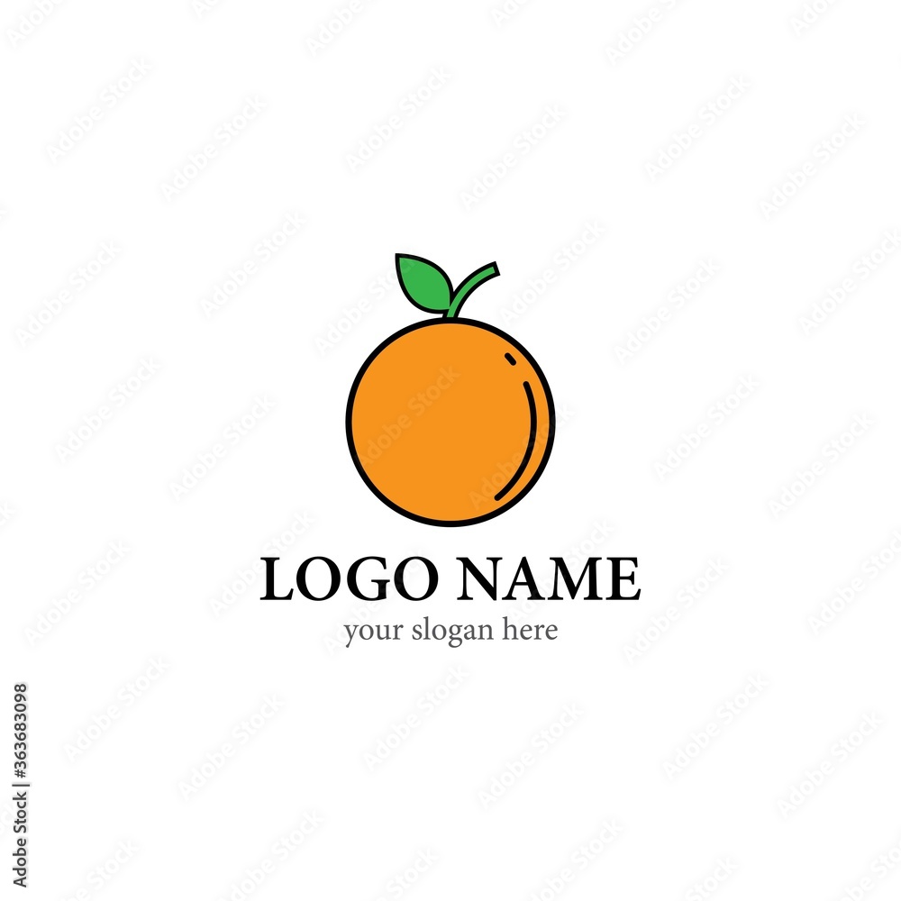 Orange logo vector