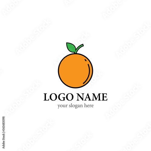 Orange logo vector