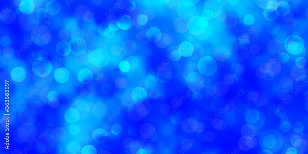Light BLUE vector template with circles. Illustration with set of shining colorful abstract spheres. Pattern for websites, landing pages. Light BLUE vector template with circles. Illustration with set of shining colorful abstract spheres. Pattern for websites, landing pages.